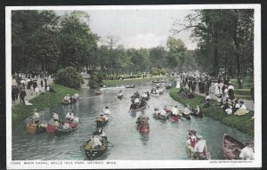 Belle Isle Park, Detroit, Michigan,  Early Postcard, Detroit Publishing Co.