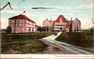State Normal School East Stroudsburg Pennsylvania Postcard 1909