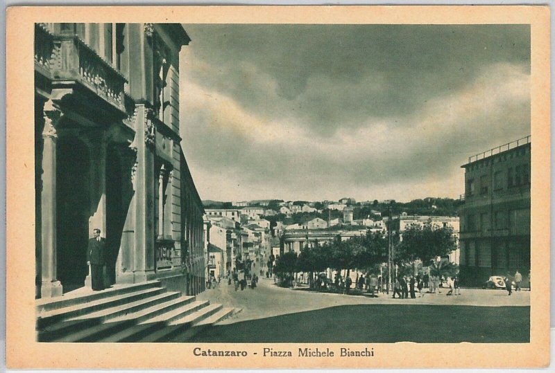 44396 vintage postcard - CATANZARO City - PIAZZA BLANCI-