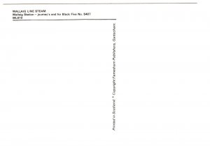 Mallaig Line Steam Railway Train, Scotland