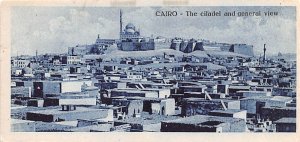 Citadel and General View, small size Cairo Egypt, Egypte, Africa Unused 