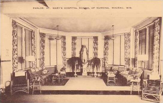 Wisconsin Wausau Parlor St Marys School Of Nursing Artvue