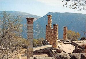 BR86083 delphi view of the temple of apollo greece