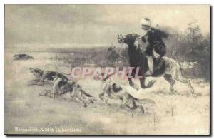 Vintage Postcard Drives out Russia Chasseur RussiaÂ 