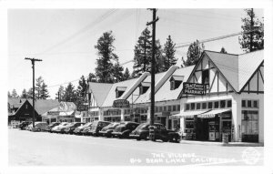 Real Photo Postcard The Village in Big Bear Lake, California~120234