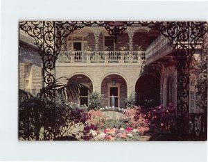 Postcard Lovely Patio Bellingrath Gardens near Mobile Alabama USA