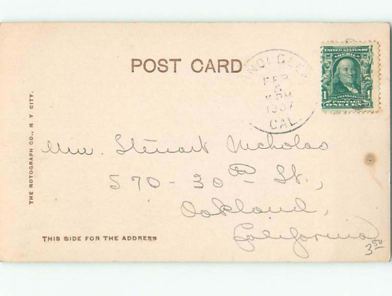 rppc Pre-1907 KITTEN CAT TAKING A NAP AC8113