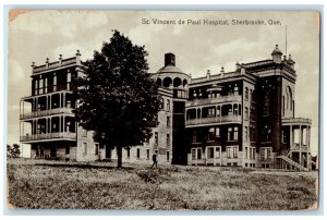 1916 St. Vincent De Paul Hospital Sherbrooke Quebec Canada Posted Postcard