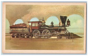 Paterson NJ Postcard Civil War's Locomotive The General 440 Woodburner Vintage