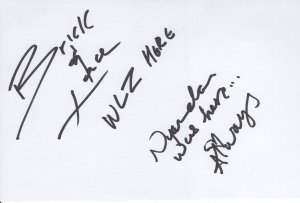 Brick & Lace Jamaica R&B Musical Duo Hand Signed Autograph Card