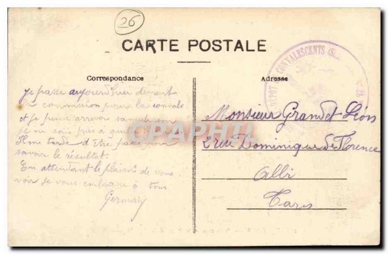 Valencia Old Postcard Panorama of the place of the Republic (train)