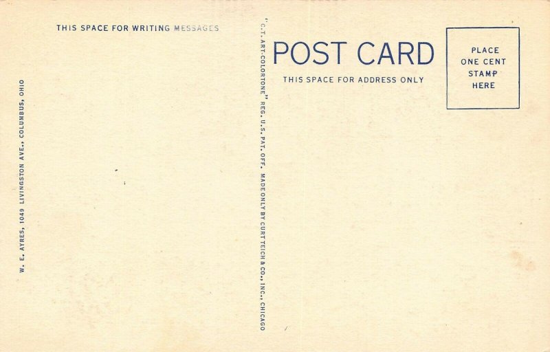 LP65   BASEBALL Stadium Postcard Columbus Ohio