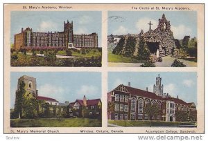 St. Mary's Academy, The Grotto, Memorial Church & Assumtion College, Sandwich...
