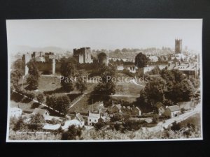 Shropshire LUDLOW & CASTLE from Whitcliffe Old RP Postcard by Walter Scott CC70