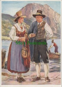 Austria Postcard -Costumes -Osterreichische Heimattrachten,Salzkammergut RR14127