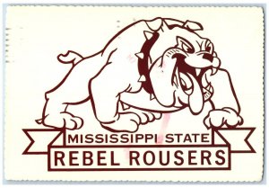 1983 Mississippi State University Mississippi State Rebel Rousers MS Postcard