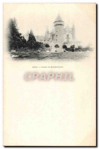 Vichy Old Postcard Chateau Bourbon Busset