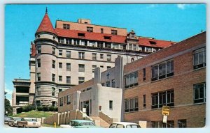 PEORIA, Illinois IL ~ ST. FRANCIS HOSPITAL 1967 -- 1950s Cars  Postcard