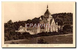 Old Postcard Dormans (Marne) Monument of Victory of the Marne rampart against...