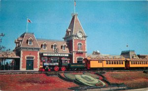 Postcard 1950s Anaheim California Disneyland Entrance Colorpicture 22-12227