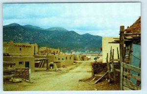 TAOS, NM New Mexico ~ SAN GERONIMO de TAOS   c1950s Native American  Postcard