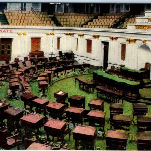 c1910s Washington DC US Senate Chamber Rare Litho Photo View BS Reynolds PC A184