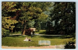 Gruss vom Kaarfeehaus im Vareler Walde GERMANY Postcard