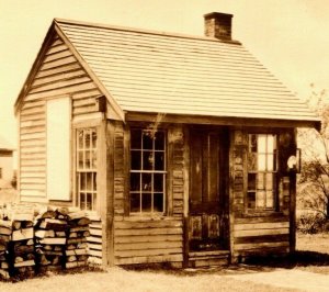 RPPC Dearborn Michigan MI Toll House Shoe Shop Greenfield Village 1938 Postcard