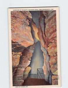 Postcard Corridor Of Majesty, Niagara Cave, Harmony, Minnesota