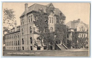 c1910 Albert Lea College Exterior Building Albert Minnesota MN Vintage Postcard