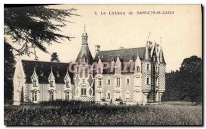 Old Postcard Chateau of Saint Cyr du Gault