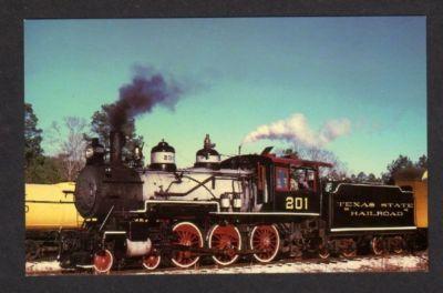 TX TEXAS State Railroad Train RUSK Postcard PC No 201