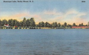 ROCKY MOUNT, North Carolina NC  MUNICIPAL LAKE Edgecombe~Nash Counties  Postcard