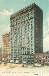 1907 Ohio Cleveland New England Bldg Rotograph Postcard 22-11700