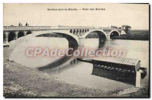 Old Postcard Verdun sur le Doubs Pont des Bordes