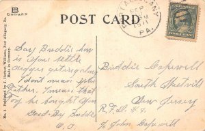 Port Allegany Pennsylvania Mississippi Glass Co Vintage Postcard AA96593