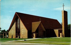 Trinity Luthern Church Wichita Kansas KS VTG Postcard UNP Unused Vintage Chrome 