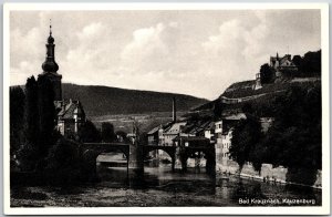 Bad Kreuznach Kauzenburg Germany Mountain In Distance Antique Postcard