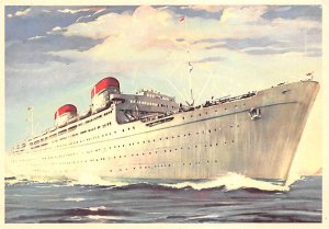 Conte Grande Italian Line Ship 