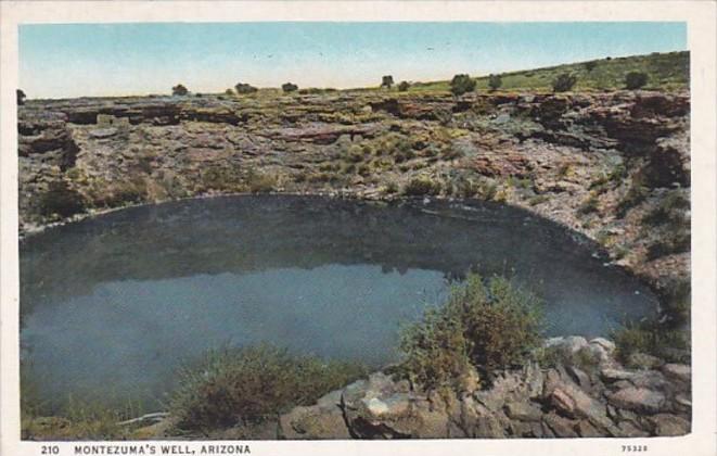 Arizona Montezuma's Well Near Prescott Curteich