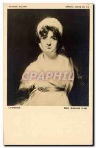 Postcard Old National Gallery Lawrence Mrs Siddons