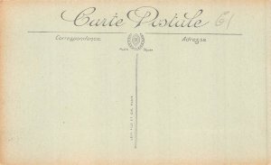 C004 France, Amiens, The Library vintage postcard