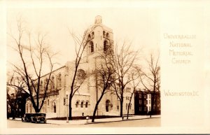 Washington D C Universalist National Memorial Church Real Photo