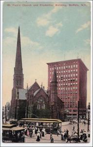 St Paul's Church & Prudential Bldg. Buffalo NY