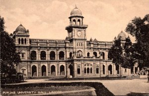 India Lahore Punjab University Hall