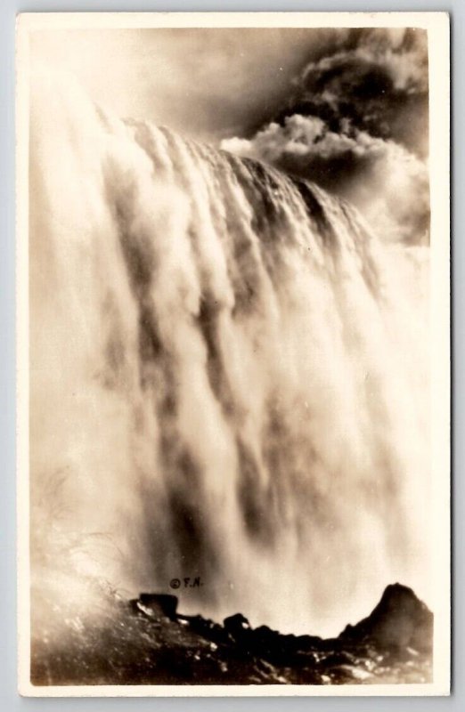 Niagara Falls RPPC Real Photo Postcard A45