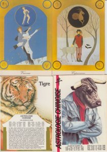 ASTROLOGY HOROSCOPE 200 Postcards pre- 1970 (L4175)