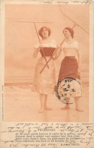 French types fisherwomen 1905 France Albert Brice poetry