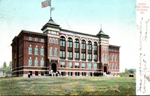 Maine Lewiston Jordan High School 1906