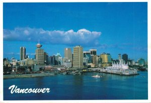 Canada Vancouver Skyline Vintage Postcard BS.06